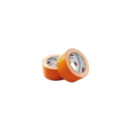 Ruban de masquage Toilé orange EUROCEL 210TPL 60°C 25mx50mm