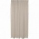 LUANCE RIDEAU DE PORTE 135X225CM POLYESTER/LIN TISSE AVEC THERMOCOLLANT 140X3CM TAUPE