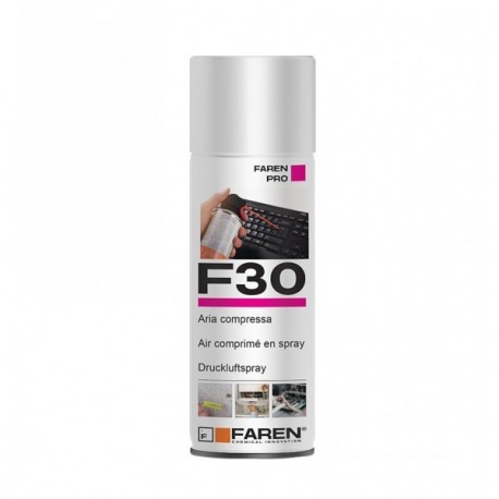 Spray nettoyant F30 compresseur d'air FAREN 400ml