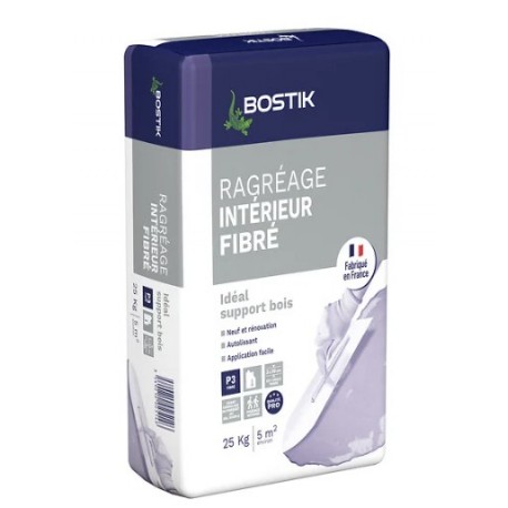 Ragréage P3 BOSTIK fibre 25kg