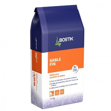 Sable fin 0,1 à 0,6mm BOSTIK 5kg