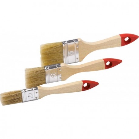 Lot de 3 brosses plates économiques SCHULLER réf : 70395 1x(25+35+50mm)