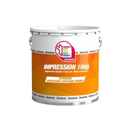 Peinture INNOVA Impression 1009 pour façades blanc 15L