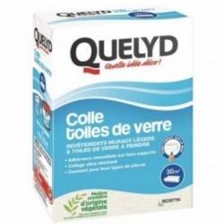 QUELYD Colle Toile de verre à peindre