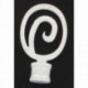 Embout ESSENTIEL tourbillon blanc/or