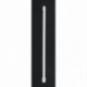 Tringle vitrage ovale ESSENTIEL extensible 60 à 80cm blanc