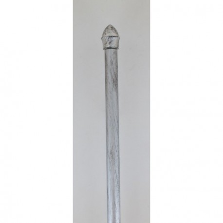 Tringle bistrot ESSENTIEL extensible 135 à 225cm Argent/Noir