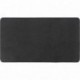 LUANCE Tapis Hexagone Polyester velours noir 45x80cm