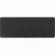 LUANCE Tapis Hexagone Polyester velours noir 45x120cm
