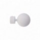 LUANCE EMBOUT GAIA D28CM X2 BLANC MAT