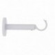 LUANCE SUPPORT SIMPLE OUVERT EXT D28CM 115MM X1 BLANC MAT