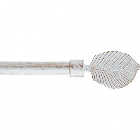 LUANCE KIT EXT 120-210 CM D19 EMBOUT EXOTICA BLANC/OR