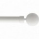 LUANCE KIT EXT 210-380 CM D28 EMBOUT GAIA BLANC MAT