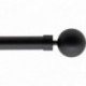 LUANCE KIT EXT 210-380 CM D28 EMBOUT GAIA NOIR MAT