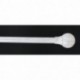 Kit tringle extensible 210 à 380cm ESSENTIEL embout touch of zen blanc/or