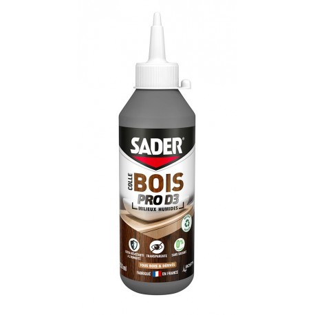 Colle SADER bois PRO D3 250ml