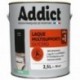 Laque ADDICT multi-supports satin noir RAL 9005 2,5L