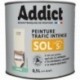 Peinture sol ADDICT glycéro satin pierre-ivoire RAL 9001 0,5L
