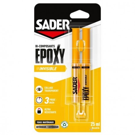Colle Epoxy SADER invisible 25ml
