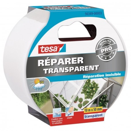 Adhésif de réparation toilé TESA Transparent 10mx48mm