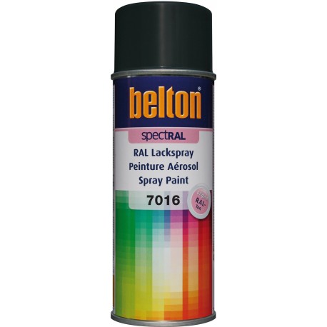 Peinture BELTON Spectral satin RAL 7016 gris anthracite 400ml