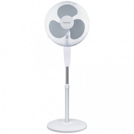 Ventilateur sur pied GARSACO RIESI 45W blanc