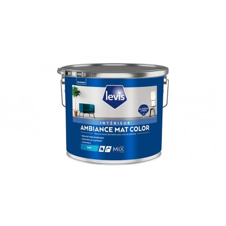 Peinture LEVIS Ambiance mat color blanc 1L