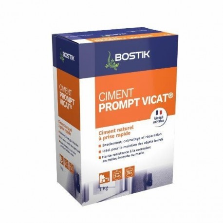 Ciment prompt Vicat BOSTIK 1kg