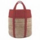 Sac décoration STOF Palawan terracotta 30x30x35cm