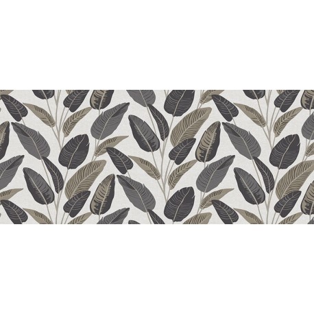 Toile cirée déco ACCESS DECO Wille Taupe RL de 140cmx20m