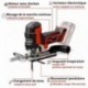 Scie sauteuse pendulaire EINHELL sans fil TP-JST 18/135 Li BL - Solo