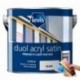 Peinture LEVIS Duol acryl satin blanc 2,5L