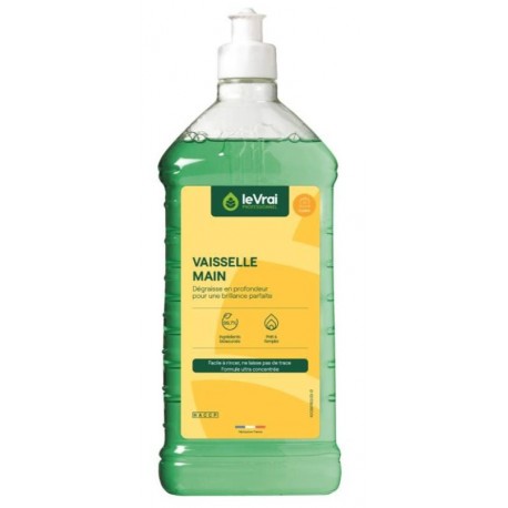 Liquide vaisselle superdégraissant LE VRAI 1L