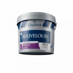 Peinture GUITTET Dulivelours acrylique blanc 3L
