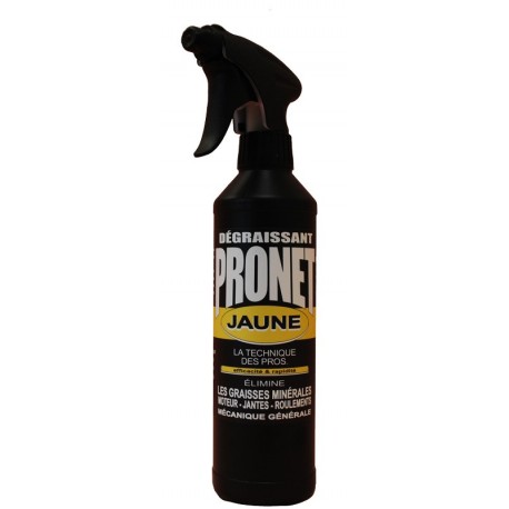 Dégraissant mécanique PRONET jaune vaporisateur 500ml