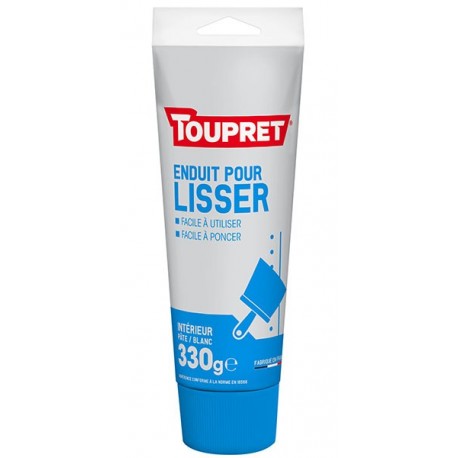 Enduit pour lisser pâte TOUPRET gamme Basique & Chantiers 330g