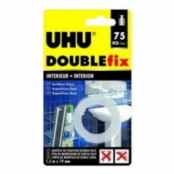 UHU Double fix surfaces lisses ruban