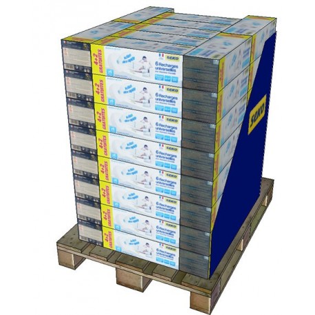 Box de 55 UC de Galets recharge pour absorbeur d'humidité SODEPAC neutre 6x500g (4+2gratuits)