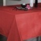 Nappe CALITEX Effet soie rouge 150x250cm