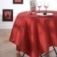 Nappe CALITEX Effet soie rouge Ø.180cm