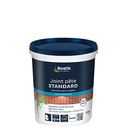 Colle pâte et joint 2-en-1 BOSTIK blanc 5kg