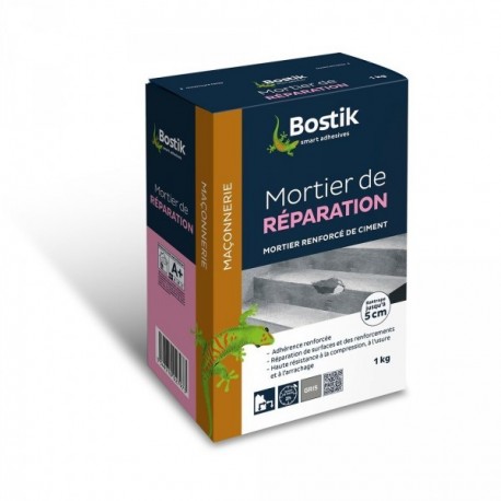 BOSTIK - Bostik Mortier bâtard 5kg - Mortier de ciment blanc et de