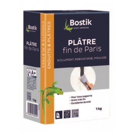 Plâtre fin BOSTIK Gamme GSB 1kg