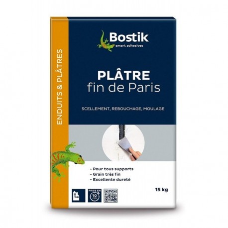 Plâtre fin BOSTIK Gamme GSB 15kg