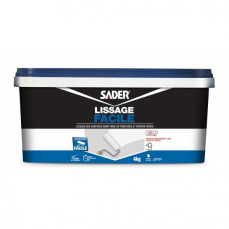 Enduit de lissage pâte facile SADER Gamme GSA 4kg