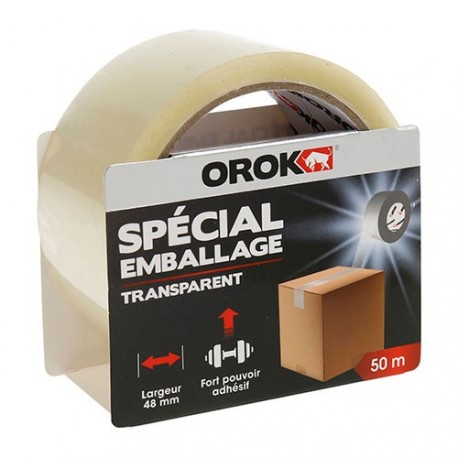 Adhésif OROK emballage transparent 50mx38mm