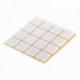 16 patins adhésifs FIX-O-MOLL blanc 22x22mm
