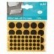 Set patins PTFE 1mm FIX-O-MOLL noir