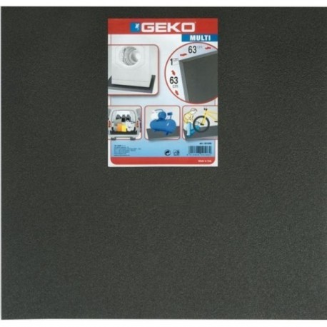 Plaque anti-vibration et antichoc GEKO 63x63x1cm