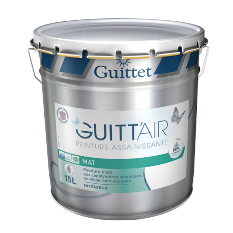 Peinture GUITTET Guitt'Air Mat Blanc 15L
